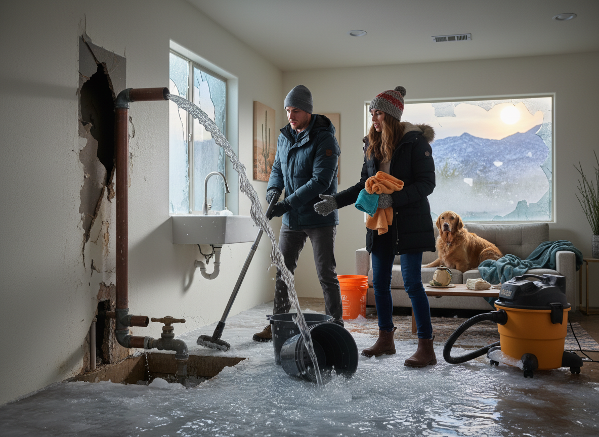 What To Do After A Pipe Burst During Arizona Cold Snaps