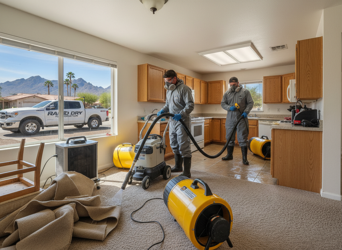 Water Damage Restoration in Fountain Hills Ranch
