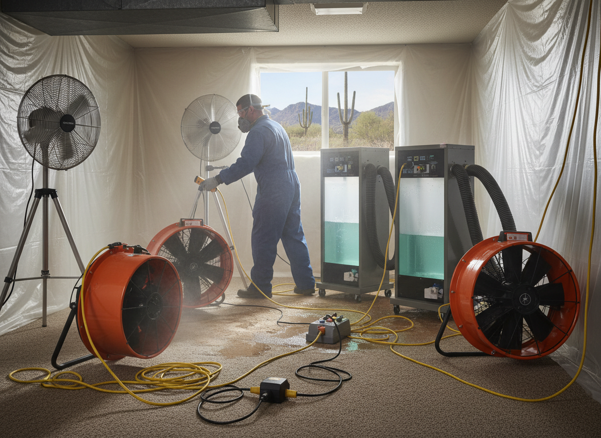 Emergency Water Damage Restoration in Golden Eagle Estates, AZ 85268